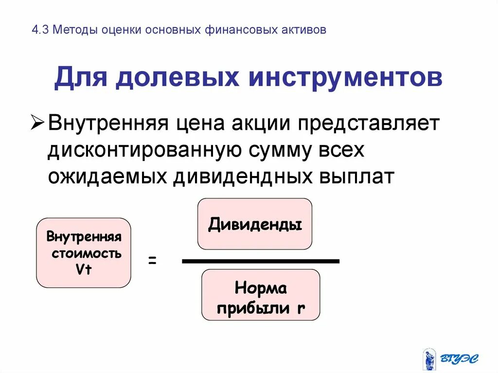 Долевые финансовые инструменты примеры. Долевой инструмент виды. Метод оценки финансовых активов. Оценка основных финансовых активов. Долевые финансовые инструменты