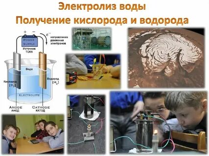 Электролизом получают