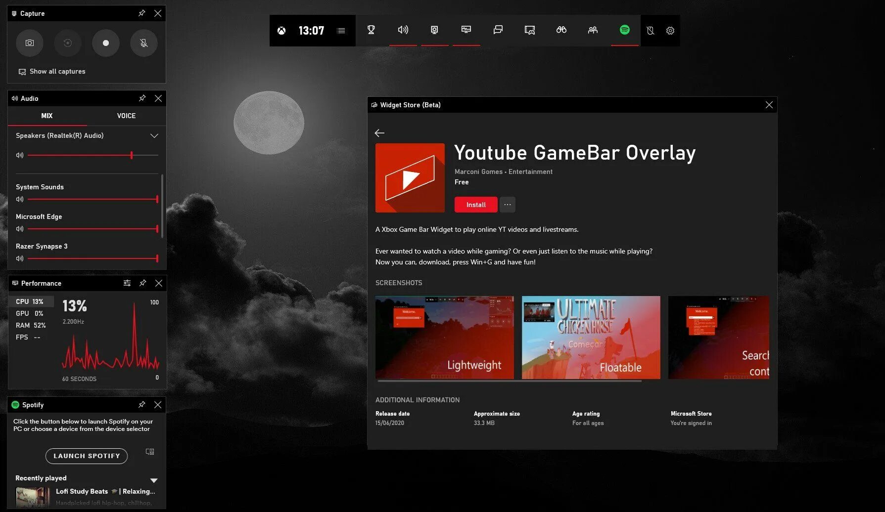 Как установить game bar. Xbox game bar. икс бокс гейм бар. оверлей xbox. xbox game bar overlay.