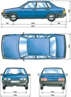 Ваз 2109 чертеж