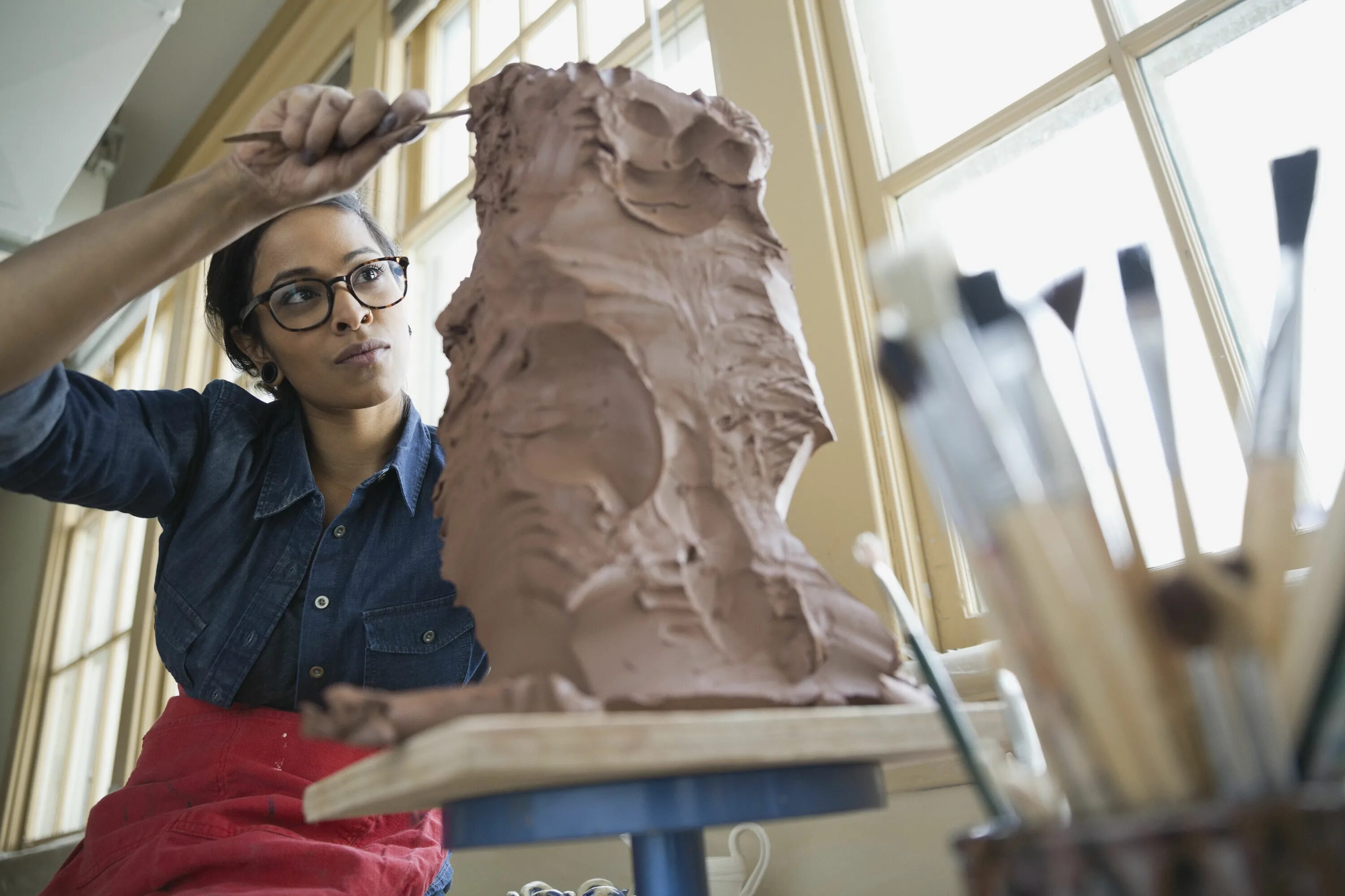Create a sculpture