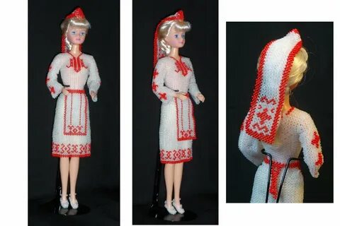 Национальный костюм крючком