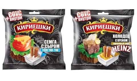 Сухарики с курицей и соусом