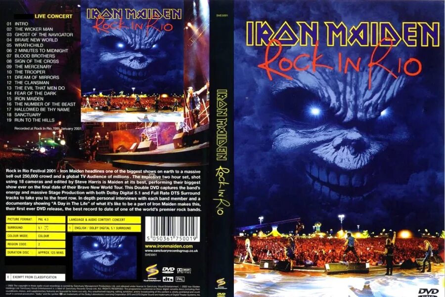 Iron maiden 2002 rock in rio. Lp iron maiden: rock in rio. Iron maiden rock in rio. Iron maiden rock in rio. Cd iron maiden: rock in rio.