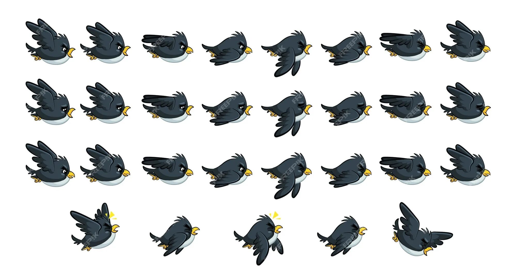 Bird sprites