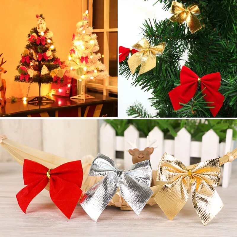 Большой бант на елку. Сшить бант на елку. Красивые банты на елку. Бантики на елку. Новогодняя елка с бантами.
