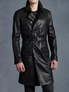 Кожаные плащи мужские из натуральной кожи