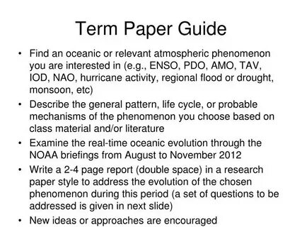 Term examples