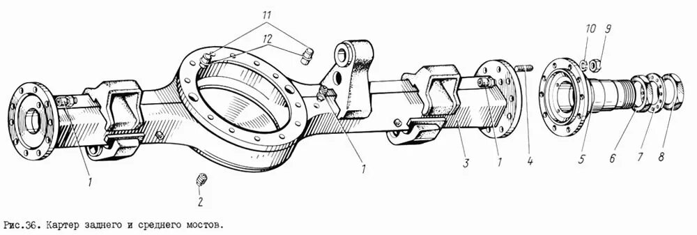 Схема заднего моста ЗИЛ 131. Цапфа заднего моста ЗИЛ 131. Редуктор среднего моста ЗИЛ 131 схема. Редуктор заднего моста ЗИЛ 131 чертеж. Средний мост зил 131