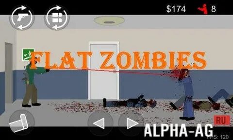 Взломанная игра flat zombies