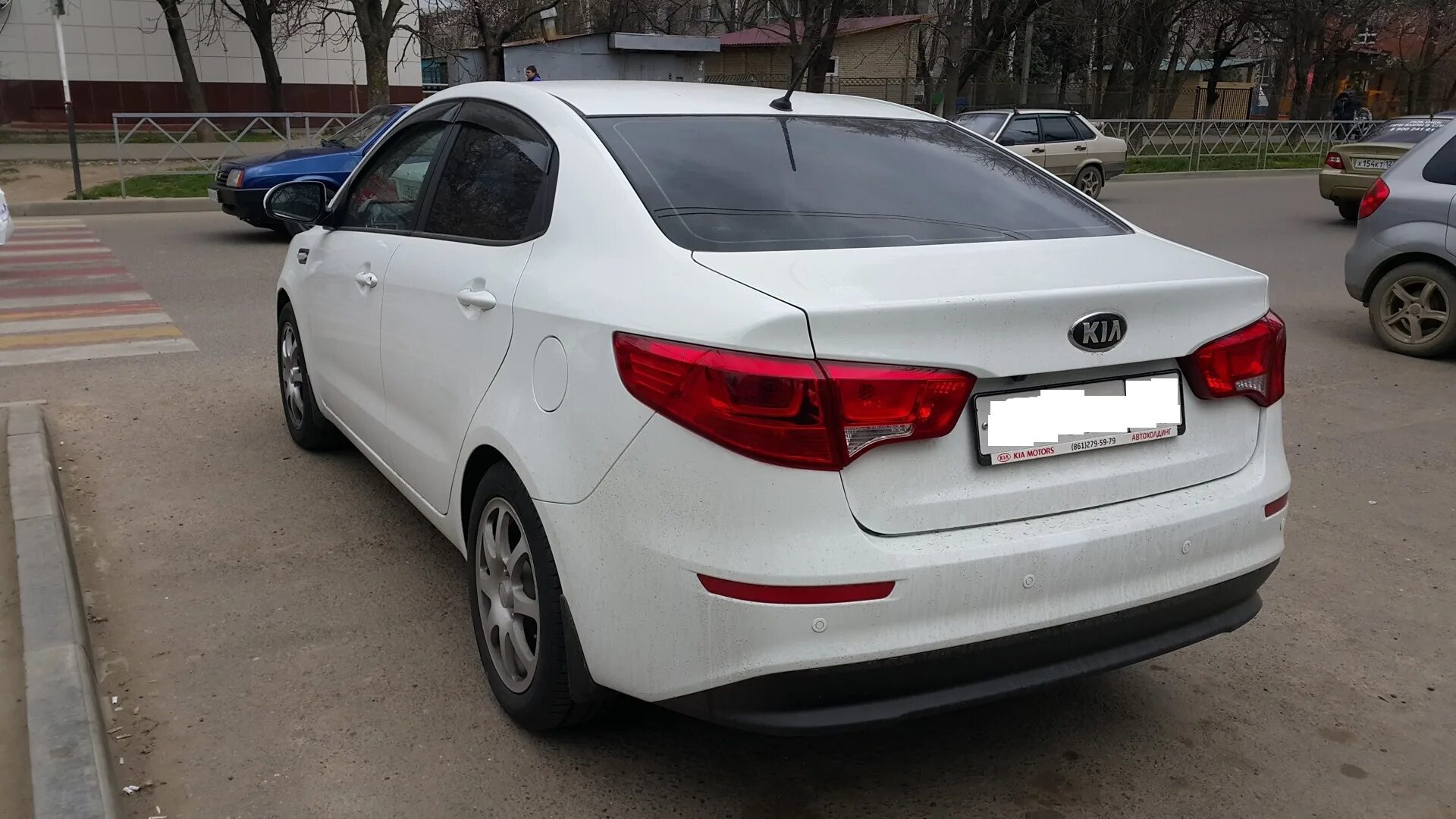 Kia Rio 2015 задняя часть. 3 часть рио