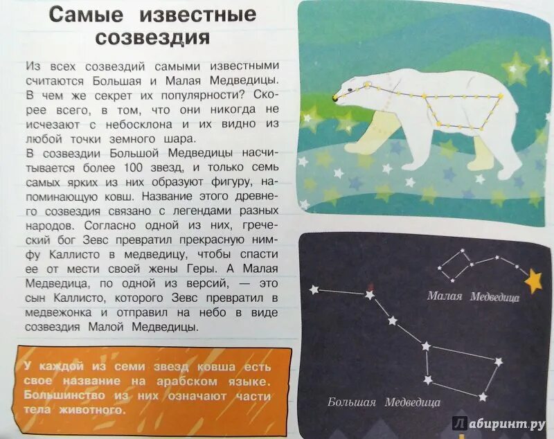 Придумай сказку о созвездиях весеннего неба