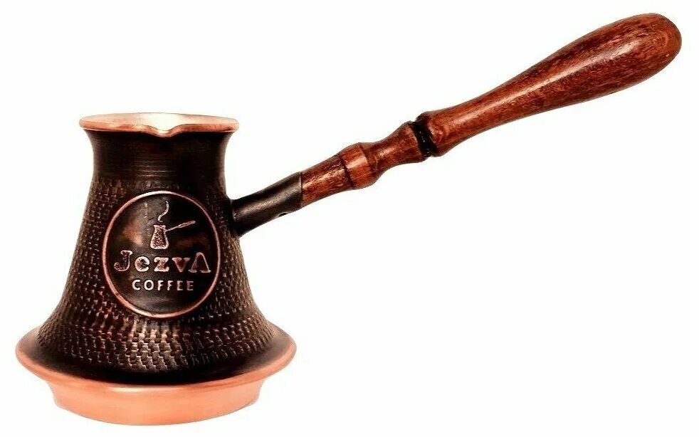 кофейная турка медная сбоку. турки для кофе на озоне. турка delta орнамент 0,38 л. турка медная 850 мл. турка медная 110 мл.