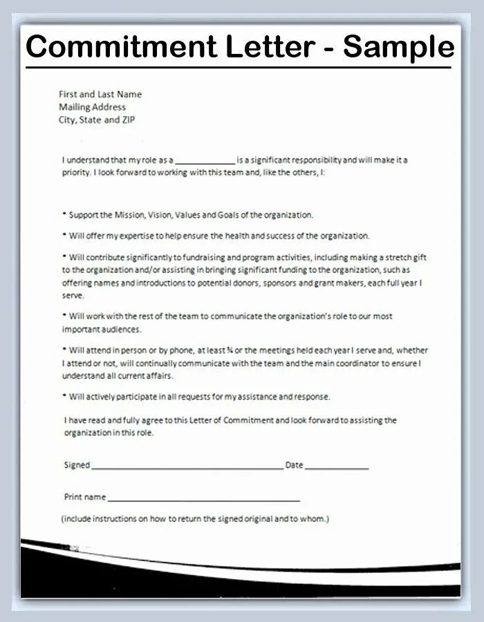 To make a commitment to. Letter of commitment. commitment letter sample. types of commitment letter. commitment to.