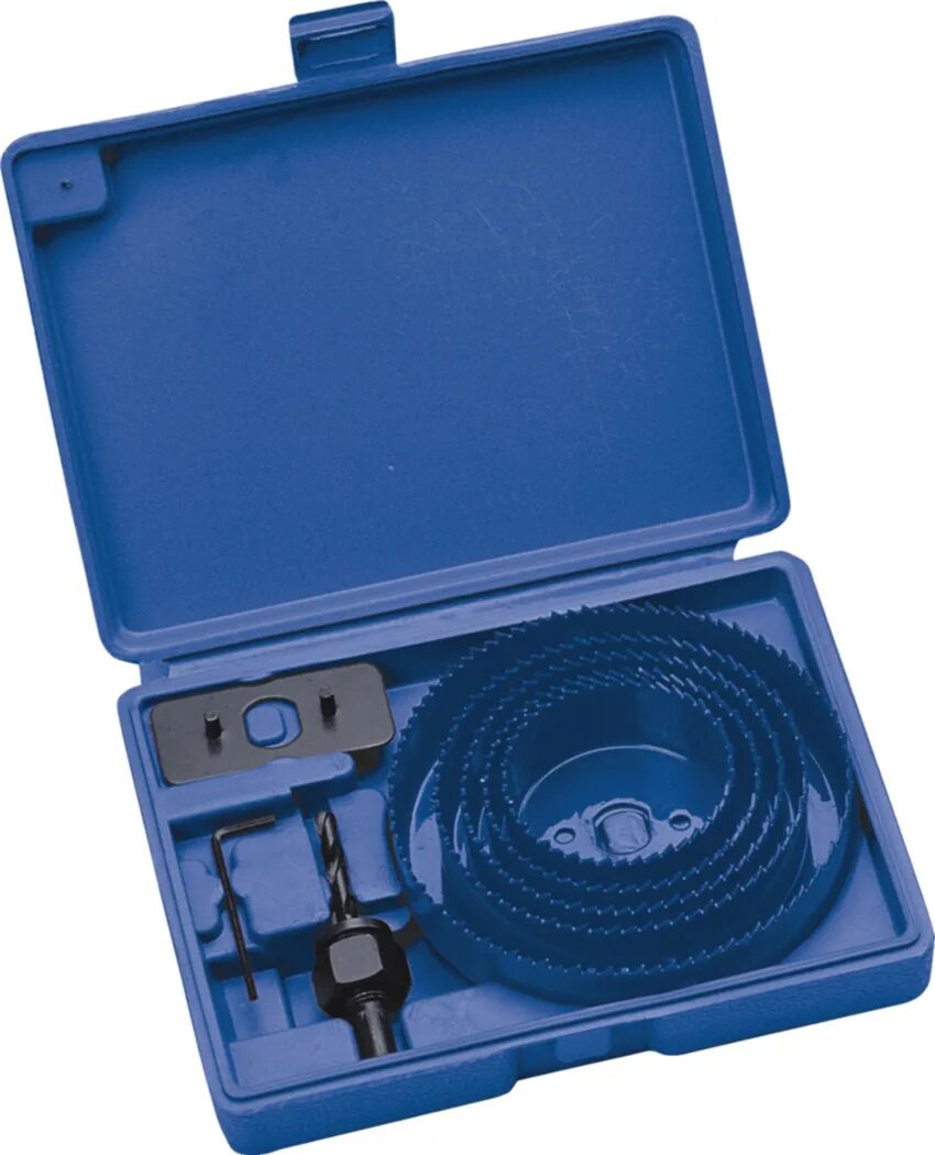 Hole saw. Saw set. Scole t. T hole saw set. набор кольцевых пил.