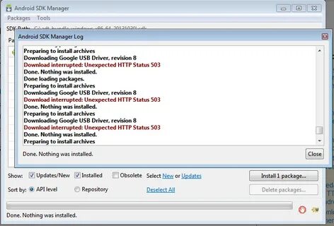Sdk error