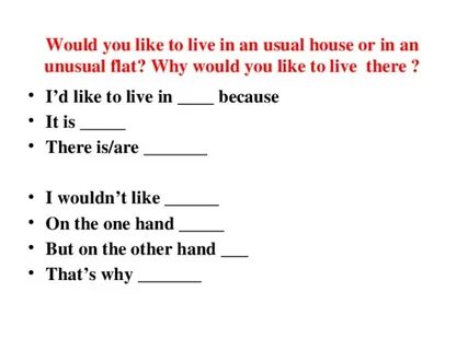 An usually homes