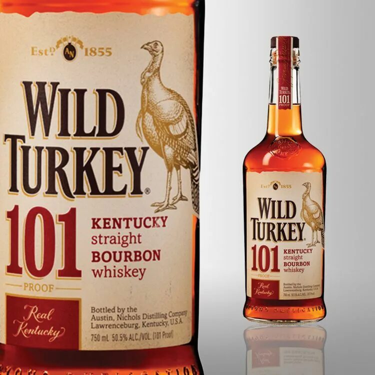 Виски turkey. Бурбон 101 Wild Turkey. Виски Wild Turkey 101. Бурбон Дикая индейка 101. Виски индейка 101.