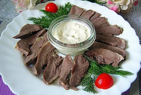 Приготовление языка свиного отварного