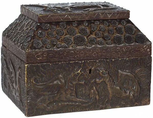 Ларец дракона. Пиратский сундук. Магическая шкатулка. Средневековый ларец. Ларец дракона.