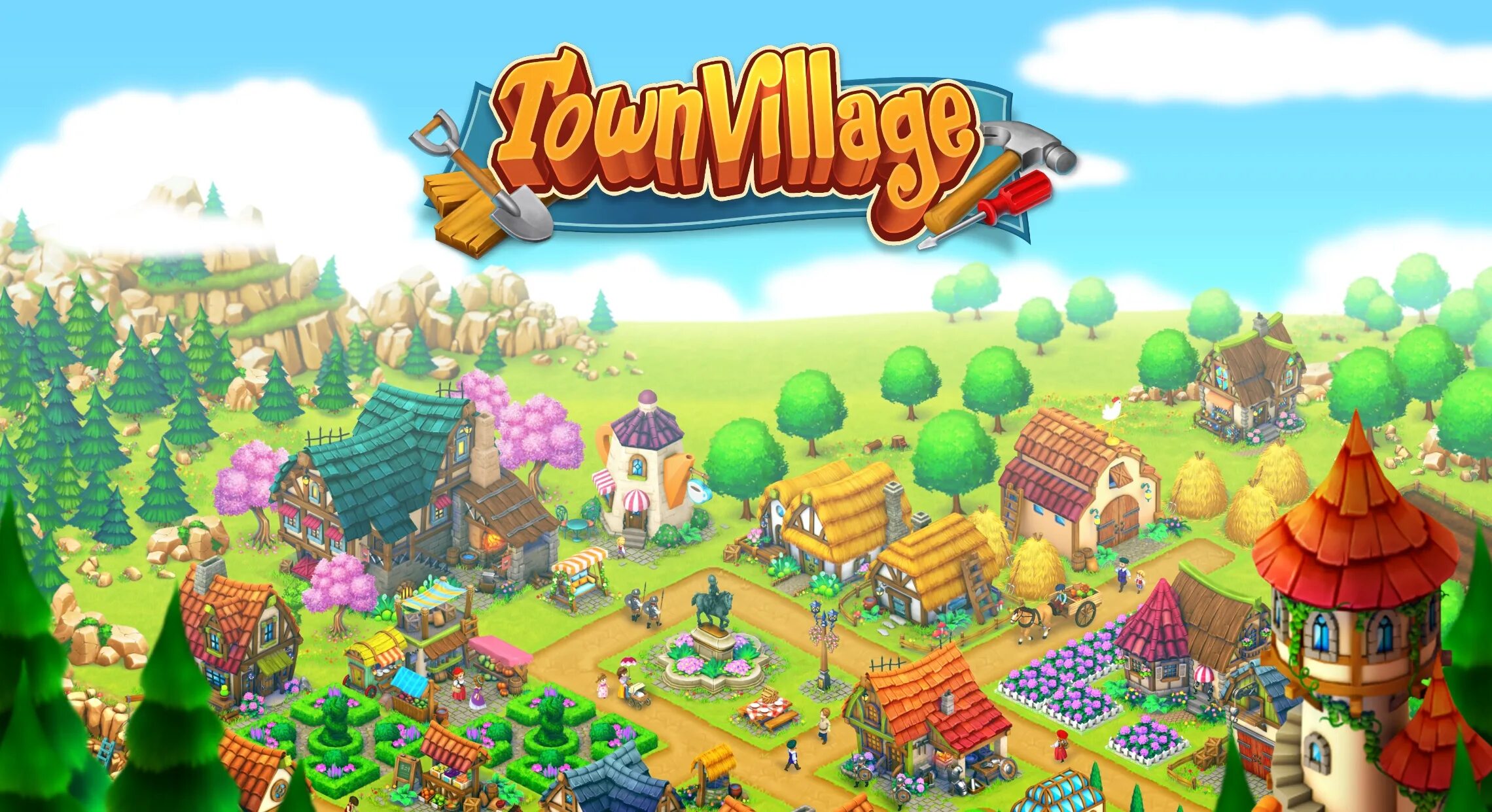 Игра деревня 4. Фарм Вилладж игра. Игра Farm Town. Town Village: фермы и города. Игра на андроид Village.