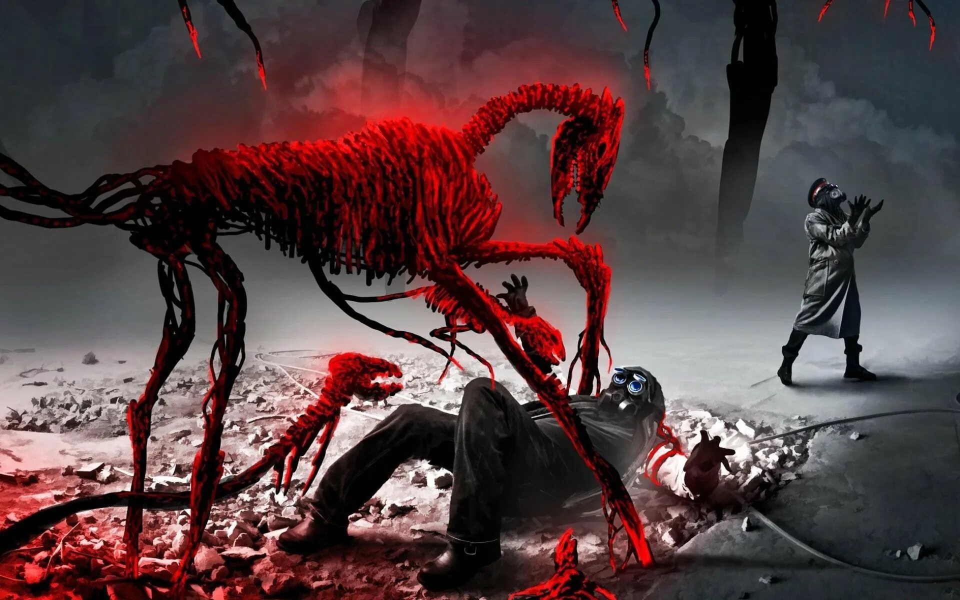 Монстры тревор хендерсон страшный. Монстер страх. Монстер страх. Наполовину человек наполовину олень. The unknown (nolightning).