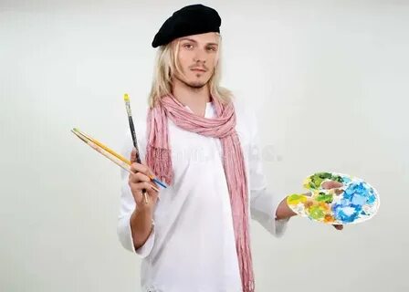 Берет художник краски берет художник кисти
