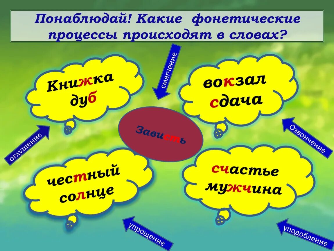 Какие фонетические явления. Фонетические процессы в слове. Фонетические процессы в русском языке. Фонетические процессы, происходящие в слове.. Фонетические процессы в слове твой.
