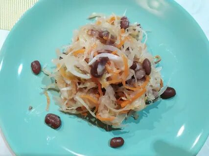 Квашеная капуста с фасолью рецепт