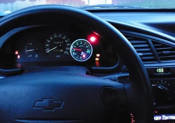 тахометр lanos 96218649. выносной тахометр на ланос. ланос 1. тахометр на ланос. 5.