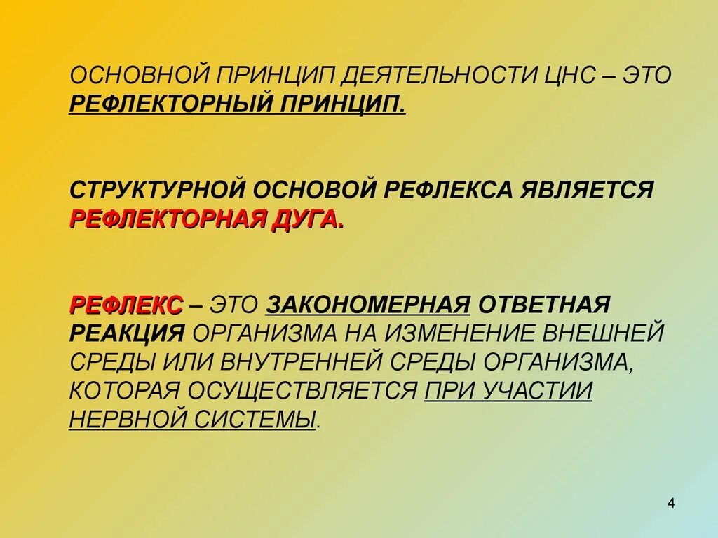 Принцип рефлекса. Основные принципы функционирования ЦНС. Рефлекторный принцип работы нервной системы. Рефлекторный принцип деятельности ЦНС. Основные принципы деятельности нервной системы.