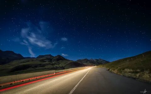 Road midnight