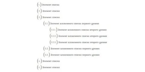Подпишите названия списков использованных