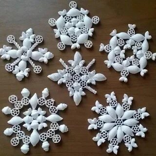 Интересные снежинки
