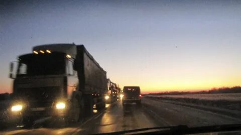 Камаз на трассе