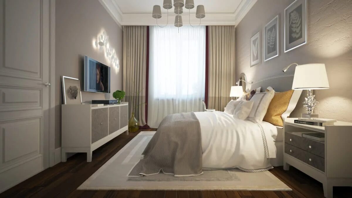 Дизайн спальни в бежевых тонах design.efim360.ru