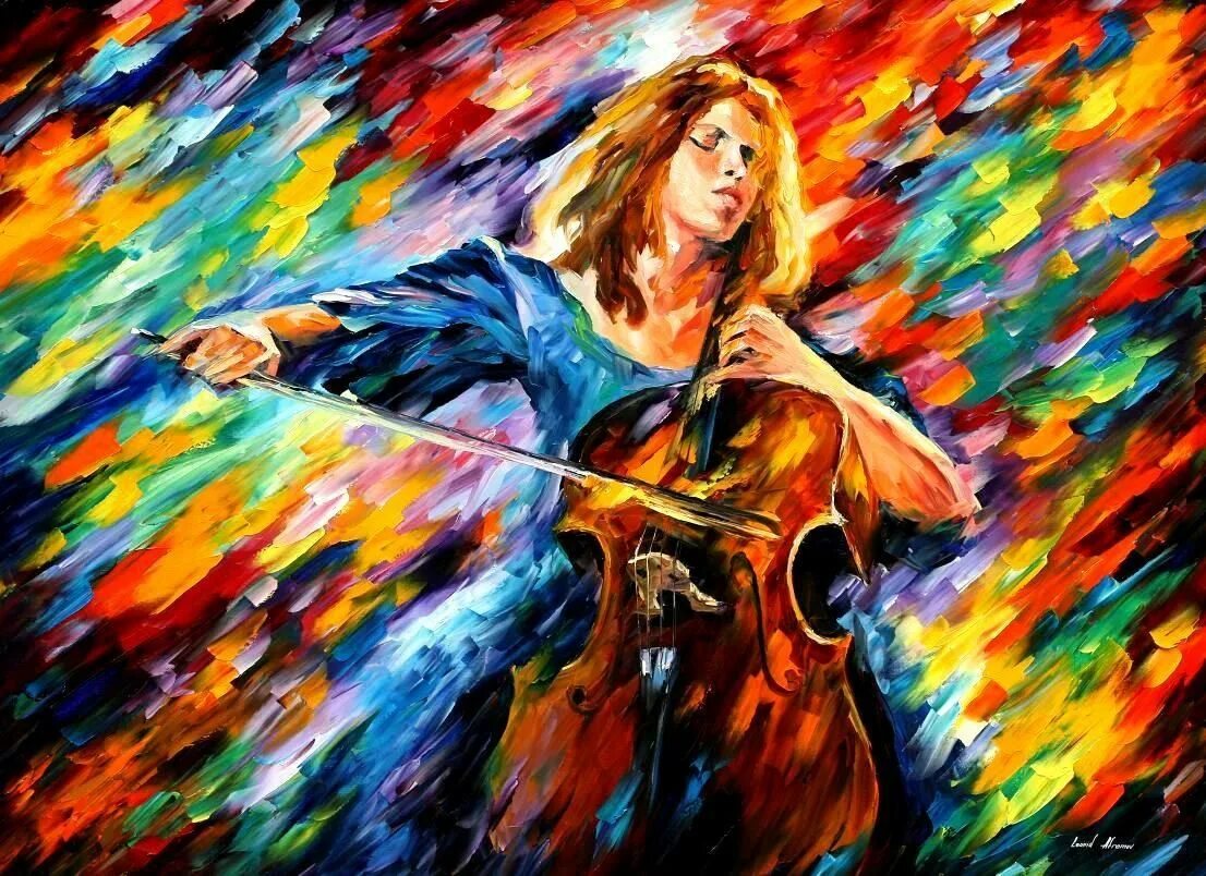 Music painting. Леонид Афремов Курт Кобейн. Леонид Афремов картины музыкантов. Леонид Афремов картина скрипка. Афремов Леонид картины скрипач.