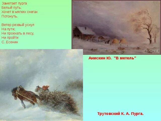 Есенин заметает Пурга белый путь. Есенин заметает Пурга. Заметает Пурга белый. Заметает Пурга белый путь хочет в мягких снегах. Метели не прекращались в течении