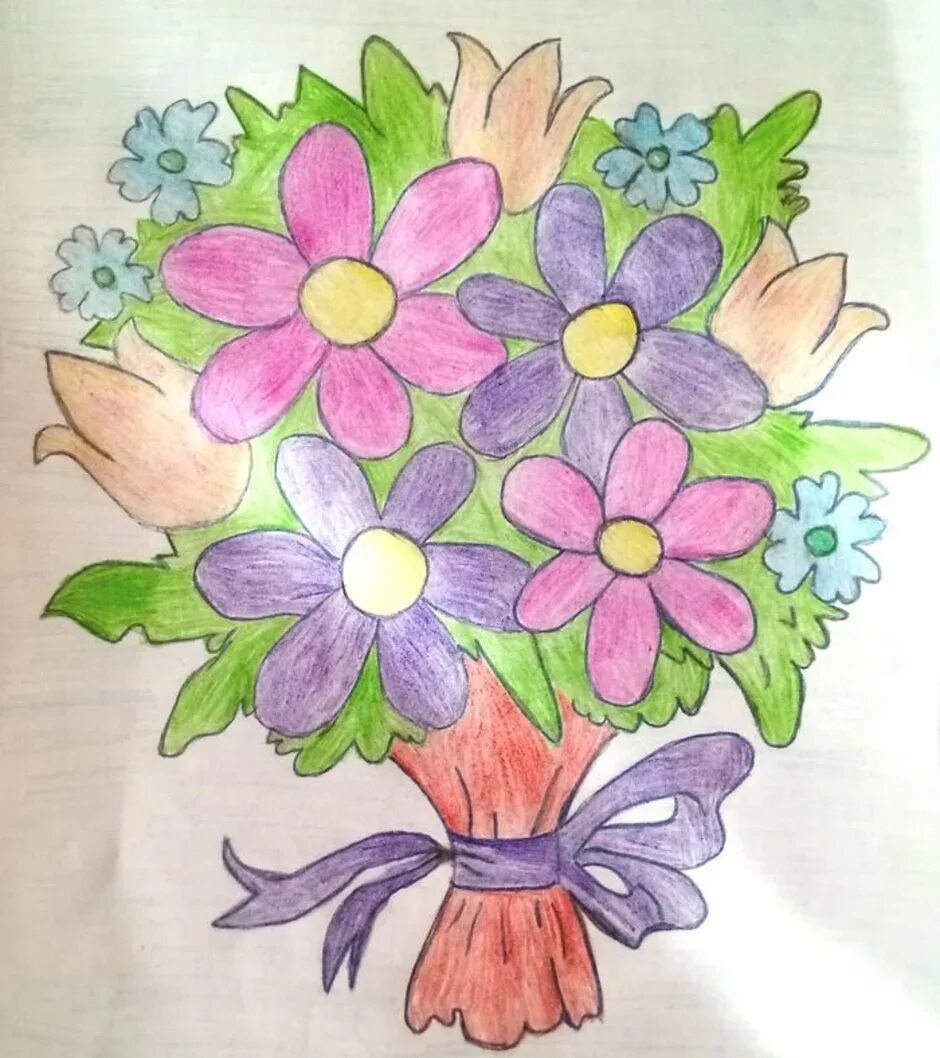 Букет рисунок 1 класс. Рисунки цветов. Цветы для рисования. Рисование букет цветов. Букет цветов для рисования детьми.