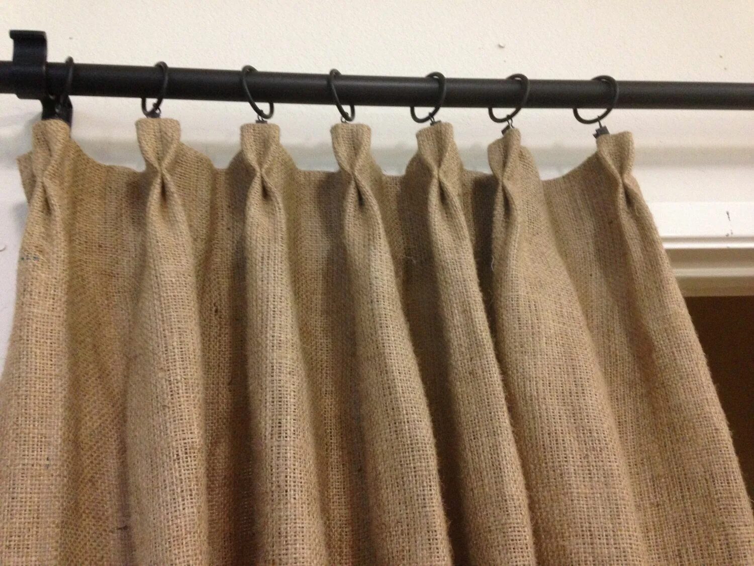 Идеи декора из мешковины otlicno.ru Burlap curtains, Curtains, Curtains living r
