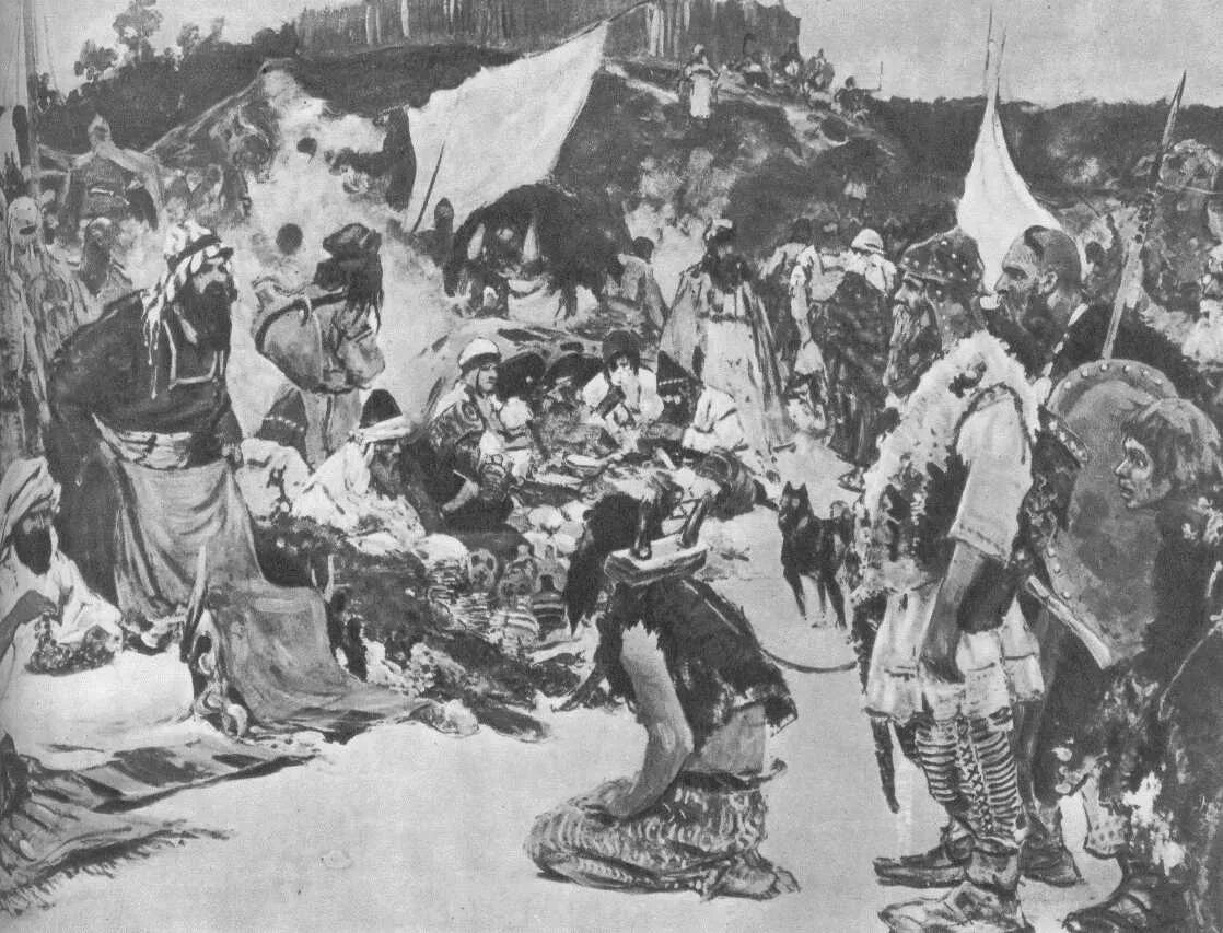 иванов торг в стране восточных славян. «торг в стране восточных славян» картина сергея иванова. альфонс муха. «торг в стране восточных славян» картина сергея иванова. торг у восточных славян иванов.