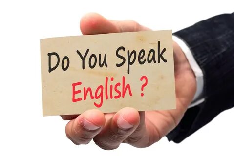 English speaking in use