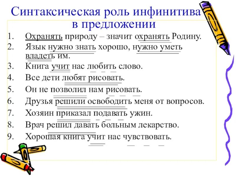 Инфинитив и его грамматические свойства. Синтаксическая функция инфинитива. Синтаксическая роль инфинитива. Синтаксическая роль инфинитива в предложении. Синтаксические функции инфинитива в русском.