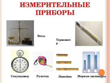 Измерительные приборы в жизни человека реферат