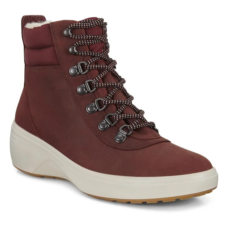 Ботинки soft 7 w. Женские зимние ботинки ecco soft 7 wedge tred.