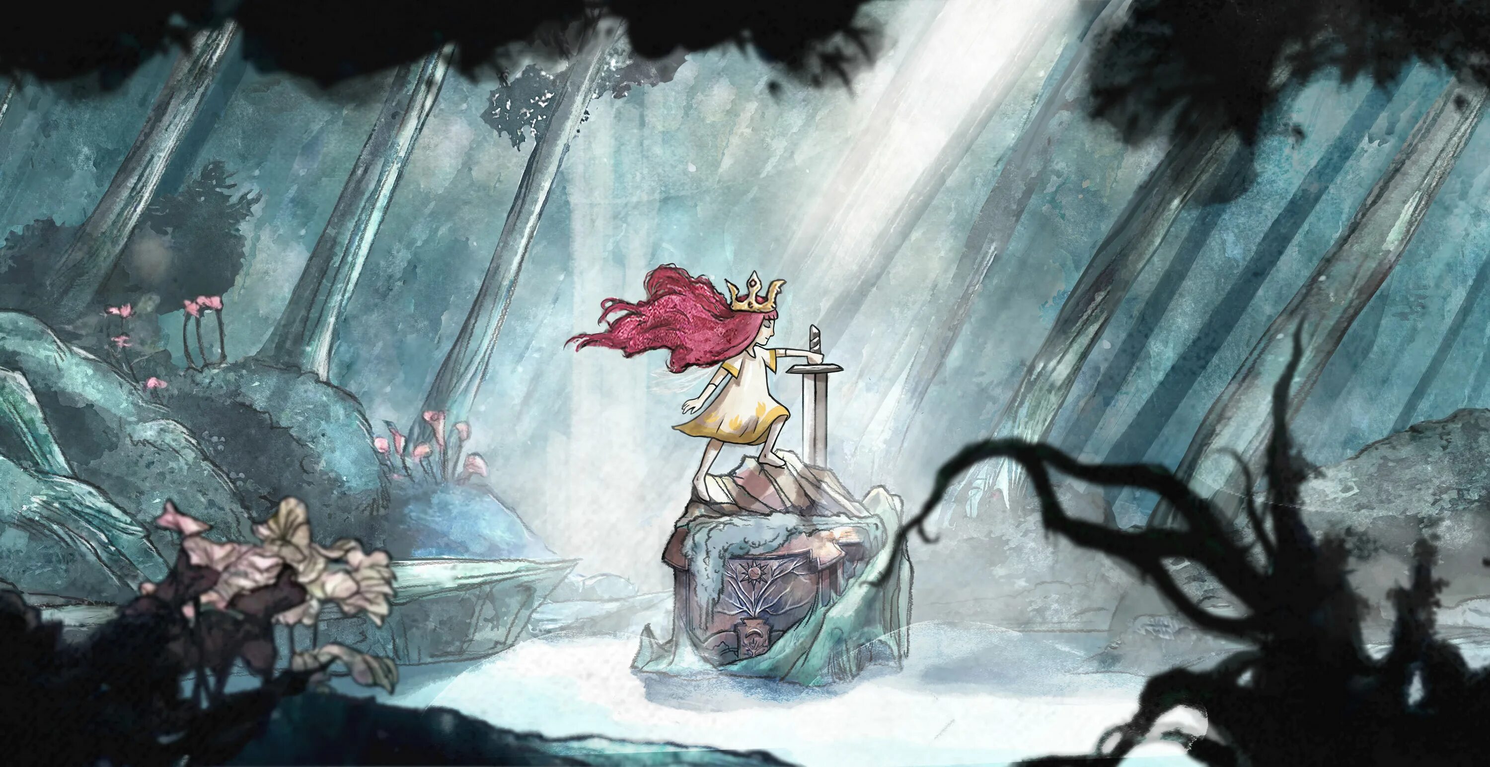 Child of Light Джен. Child of Light Джен Art. Child of Light Aurora Art.