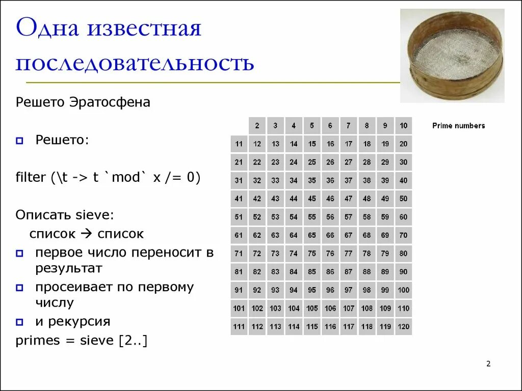 Известно что c последовательность. Решето Эратосфена. Простые числа решето Эратосфена. Решето с числами. Решето Эратосфена Паскаль.