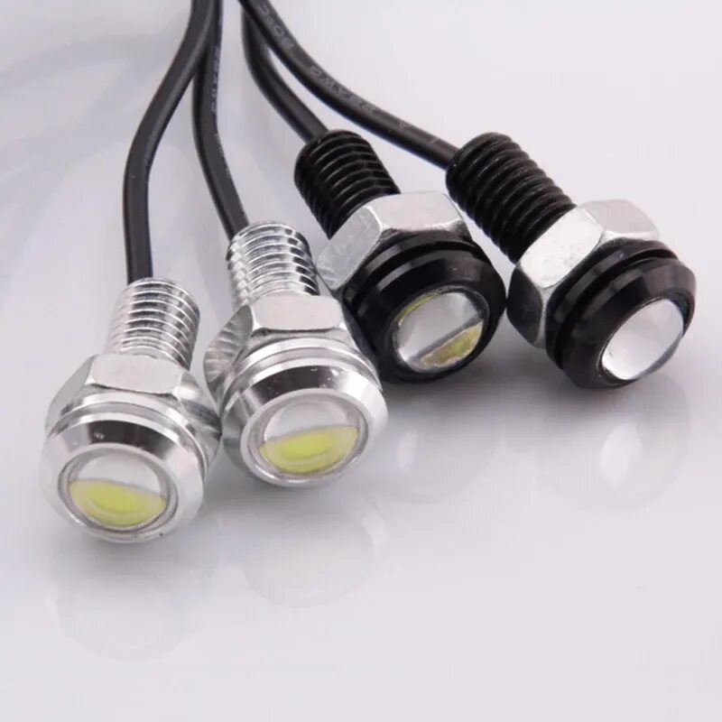 Ходовые огни led DRL (Eagle Eye) 10lamp 12v w+y. DRL-12v75w1az. Светодиод 12 вольт автомобильный 3 мм с гайкой. Светодиодные лампы Eagle Eye led.