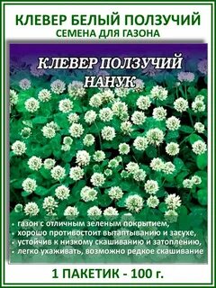 Клевер ползучий низкорослый
