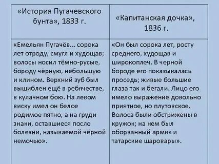 Семья пугачева в капитанской дочке